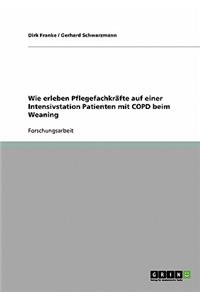 Wie Pflegefachkräfte auf einer Intensivstation Patienten mit COPD beim Weaning erleben