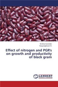 Effect of nitrogen and PGR's on growth and productivity of black gram