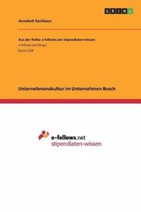 Unternehmenskultur Im Unternehmen Bosch