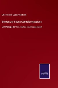 Beitrag zur Fauna Centralpolynesiens