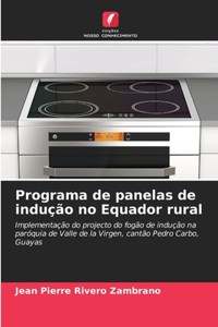 Programa de panelas de indução no Equador rural