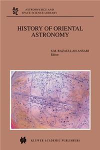 History of Oriental Astronomy