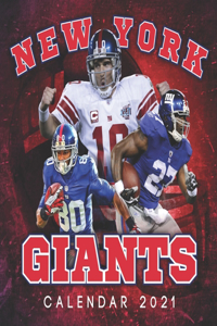 New York Giants Calendar 2021