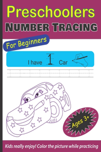 Preschoolers Number Tracing