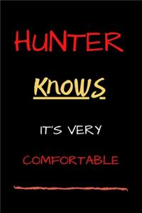 Hunter knows its very comfortable