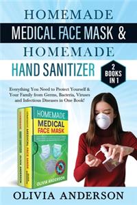 Homade Medical Face Mask & Homemade Hand Sanitizer