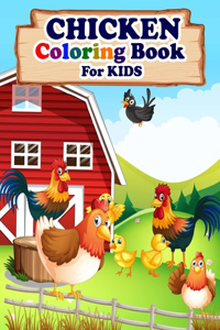 CHICKEN Coloring Book For Kids