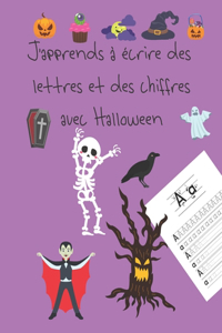 J'apprends à écrire des lettres et des chiffres avec Halloween