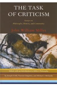 The Task of Criticism