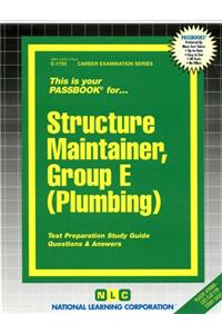 Structure Maintainer, Group E (Plumbing)