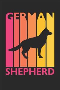 Vintage German Shepherd Notebook - Gift for German Shepherd Lovers - German Shepherd Journal