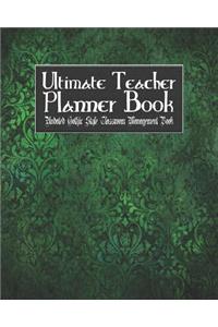 Ultimate Teacher Planner Book Undated Gothic Style Classroom Management Book