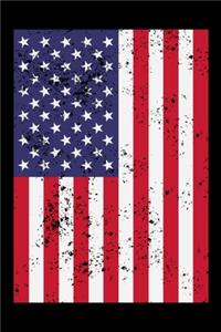 American Flag Notebook