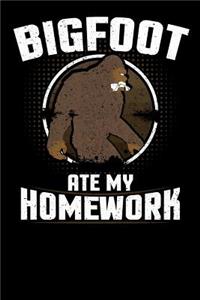 Bigfoot Ate My Homework