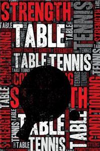 Table Tennis Strength and Conditioning Log