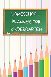 Homeschool Planner for Kindergarten