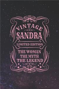 Vintage Sandra Limited Edition the Woman the Myth the Legend