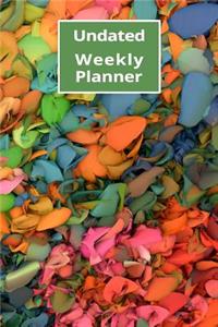 Undated Weekly Planner
