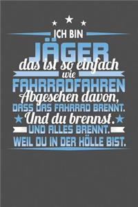 Ich Bin Jäger Das Ist So Einfach Wie Fahrradfahren. Abgesehen Davon, Dass Das Fahrrad brennt. Und Du Brennst. Und Alles Brennt. Weil Du In Der Hölle Bist.