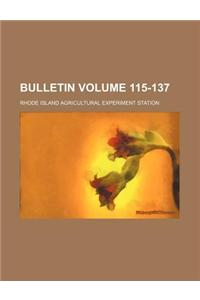 Bulletin Volume 115-137