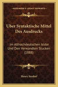 Uber Syntaktische Mittel Des Ausdrucks