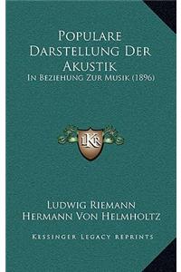 Populare Darstellung Der Akustik
