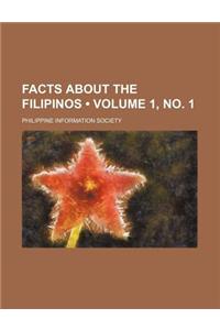 Facts about the Filipinos (Volume 1, No. 1)