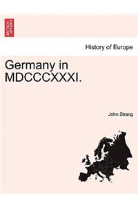 Germany in MDCCCXXXI.