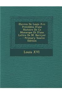 Uvres de Louis XVI