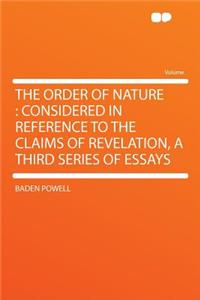 The Order of Nature