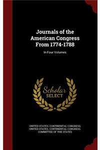 Journals of the American Congress from 1774-1788