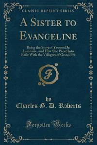 A Sister to Evangeline: Being the Story of Yvonne de Lamourie, and How She Went Into Exile with the Villagers of Grand PrÃ© (Classic Reprint)