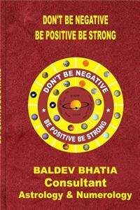 Don't be Negative-be Positive be Strong