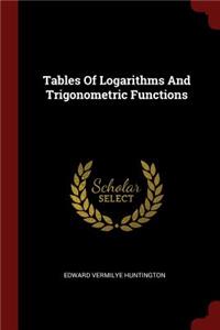 Tables Of Logarithms And Trigonometric Functions