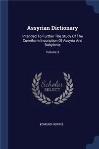 Assyrian Dictionary: Intended To Further The Study Of The Cuneiform Inscription Of Assyria And Babylonia; Volume 3