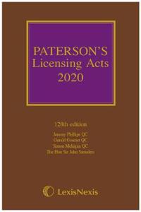 Paterson's Licensing Acts 2020