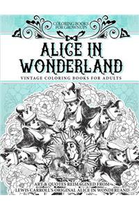 Coloring Books for Grownups Alice In Wonderland