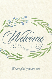 Welcome We Are Glad You Are Here - Welcome Folder (Pkg. 12)