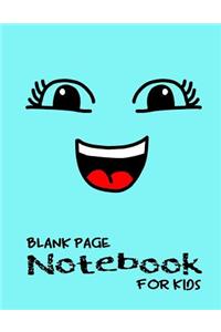 Blank Page Notebook For Kids