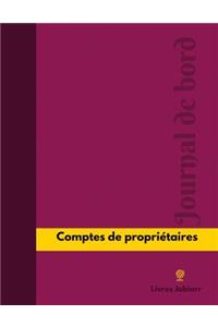 Comptes de propriétaires Journal de bord