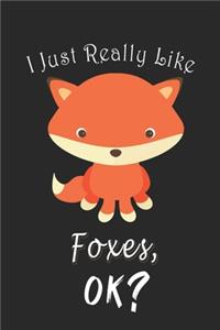I Just Really like Foxes, OK ? Journal