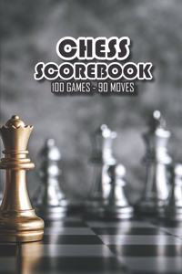 Chess Scorebook - 100 Games - 90 moves