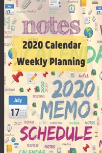 2020 Calendar