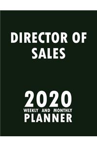Director of Sales 2020 Weekly and Monthly Planner