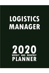 Logistics Manager 2020 Weekly and Monthly Planner