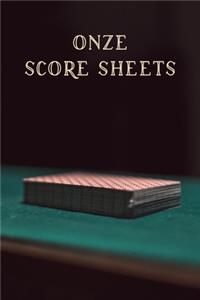 Onze Score Sheets