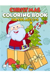 Christmas Coloring Book for Kids Ages 2-4