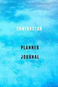 contractor daily planner journal - worklog - Journal For Recording job Goals, Daily Activities, & Thoughts, History