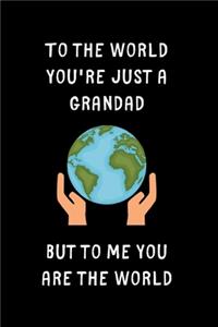 To The World You're Just a Grandad But To Me You Are The World