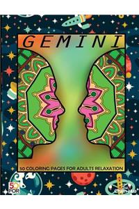 Gemini 50 Coloring Pages For Adults Relaxation